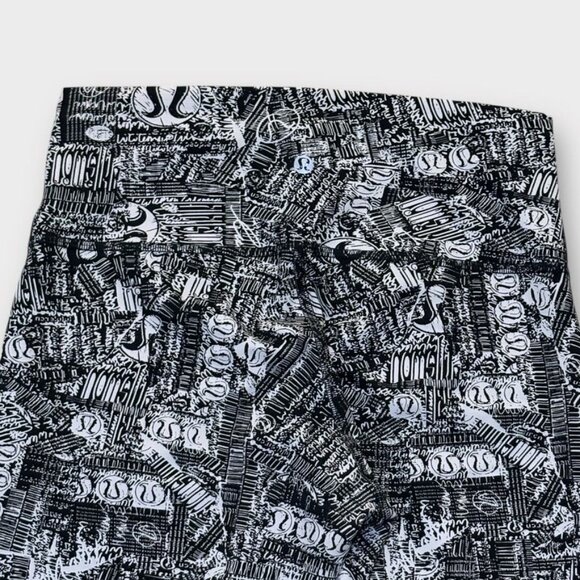 Lululemon Wunder Train HR Tight 8 Tear It Up Alpine White Black 25" EUC Everlux - Picture 5 of 8